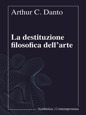 cover image of La destituzione filosofica dell'arte
